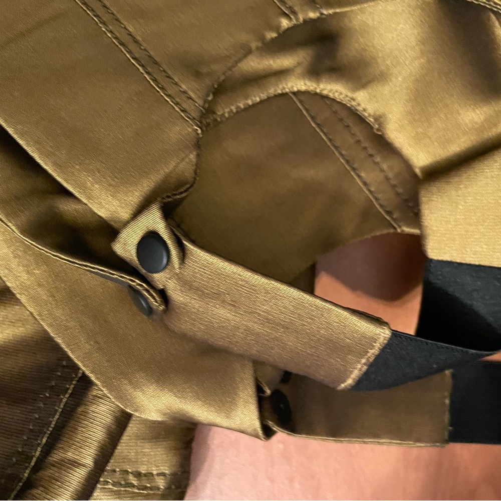 MUGLER Metallic bronze gold Trousers BNWT Stunning EXCLUSIVE for christm… - Picture 10 of 16